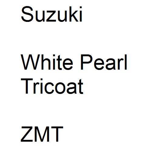 Suzuki, White Pearl Tricoat, ZMT.